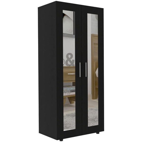 Closet Z Color 80 Wengue y Negro Para Dormitorio