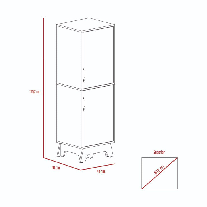 Alacena de Cocina BI Color Duna Blanco Para Cocina
