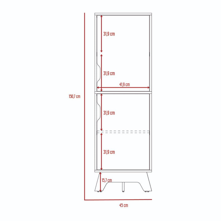 Alacena de Cocina BI Color Duna Blanco Para Cocina