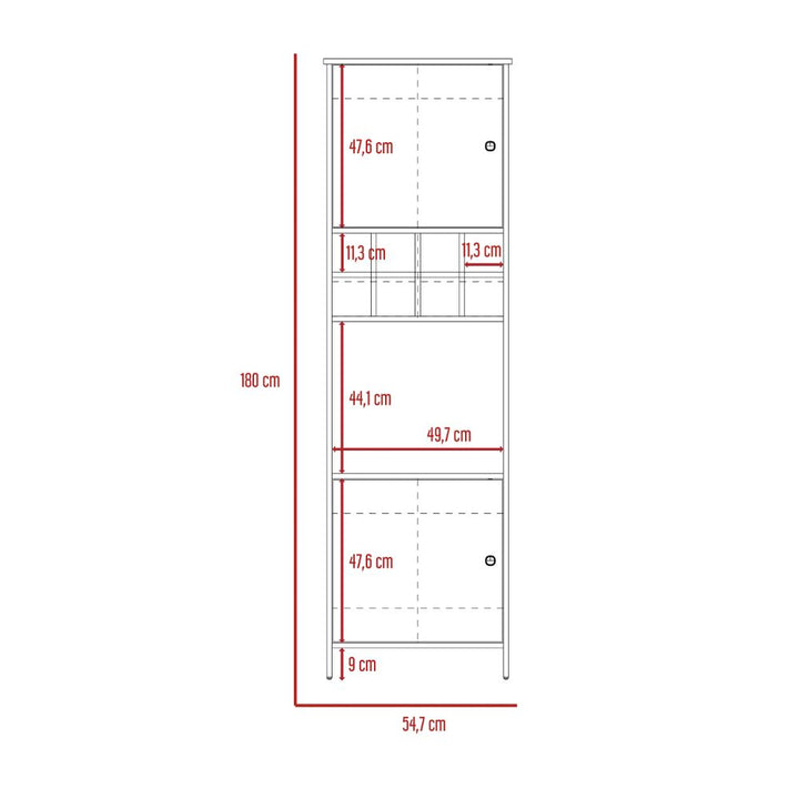 Bar BI Color Ceniza y Wengue Para Sala De Estar
