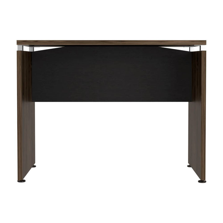 Mesa Escritorio Home Office Color Negro Soft y Coñac Para Oficina