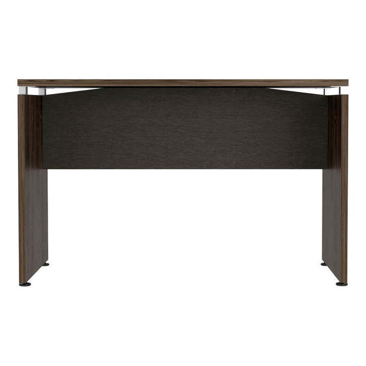 Mesa Escritorio Home Office Color Negro Soft y Coñac Para Oficina