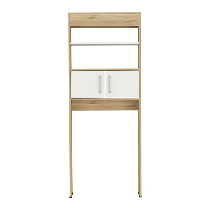 Mueble Optimizador Wc Bath BI Color Duna y Blanco Para Baño