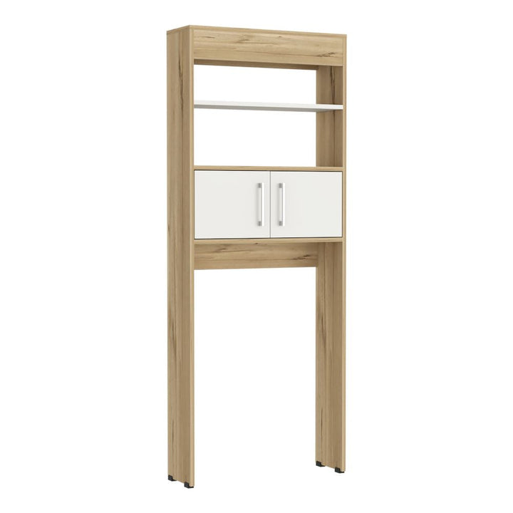 Mueble Optimizador Wc Bath BI Color Duna y Blanco Para Baño