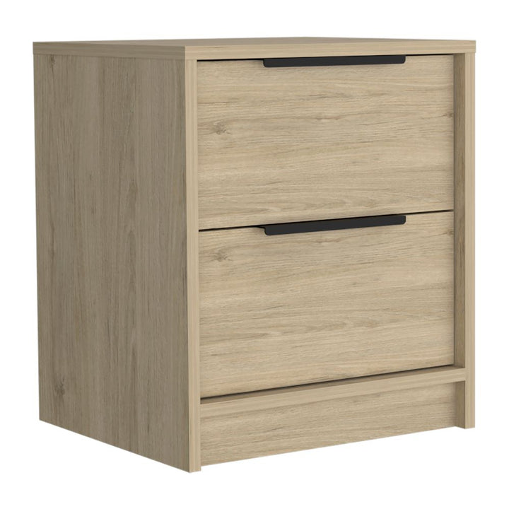 Velador Kaia Color Blanco Marqueza Para Dormitorio